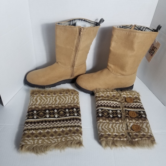 NWT MUK LUK Slipper Sleeve Boot Size 9 - Picture 3 of 9